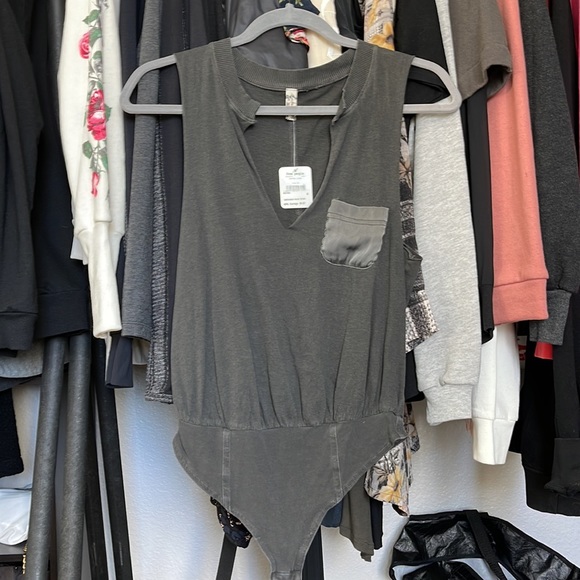 Free People In Your Pocket Bodysuit Top - Picture 4 of 5